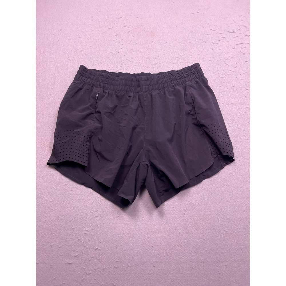Athleta Hustle 4.5 Short Polyester Spandex Purple Small Womens